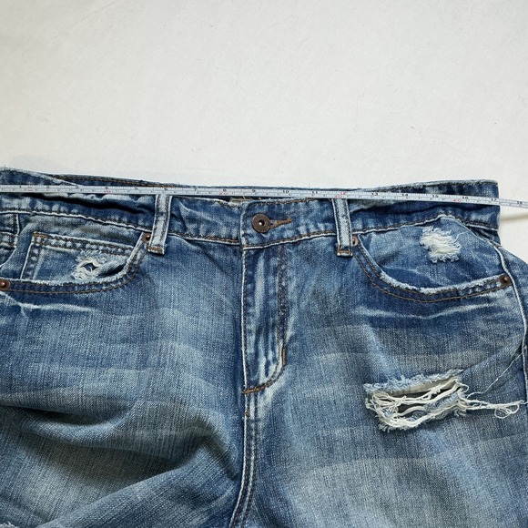 Soundgirl Women's Blue Distressed Ripped Boyfriend Jeans Size 13 - Picture 6 of 8